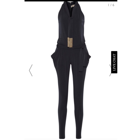 MICHAEL Michael Kors Embellished Jersey Jumpsuit - Picture 2 of 8